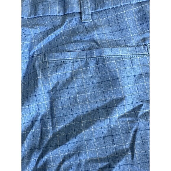 PGA TOUR Men's Shorts Flat Front Geometric Print Shorts Poseidon Blue Size 40 - Picture 9 of 9